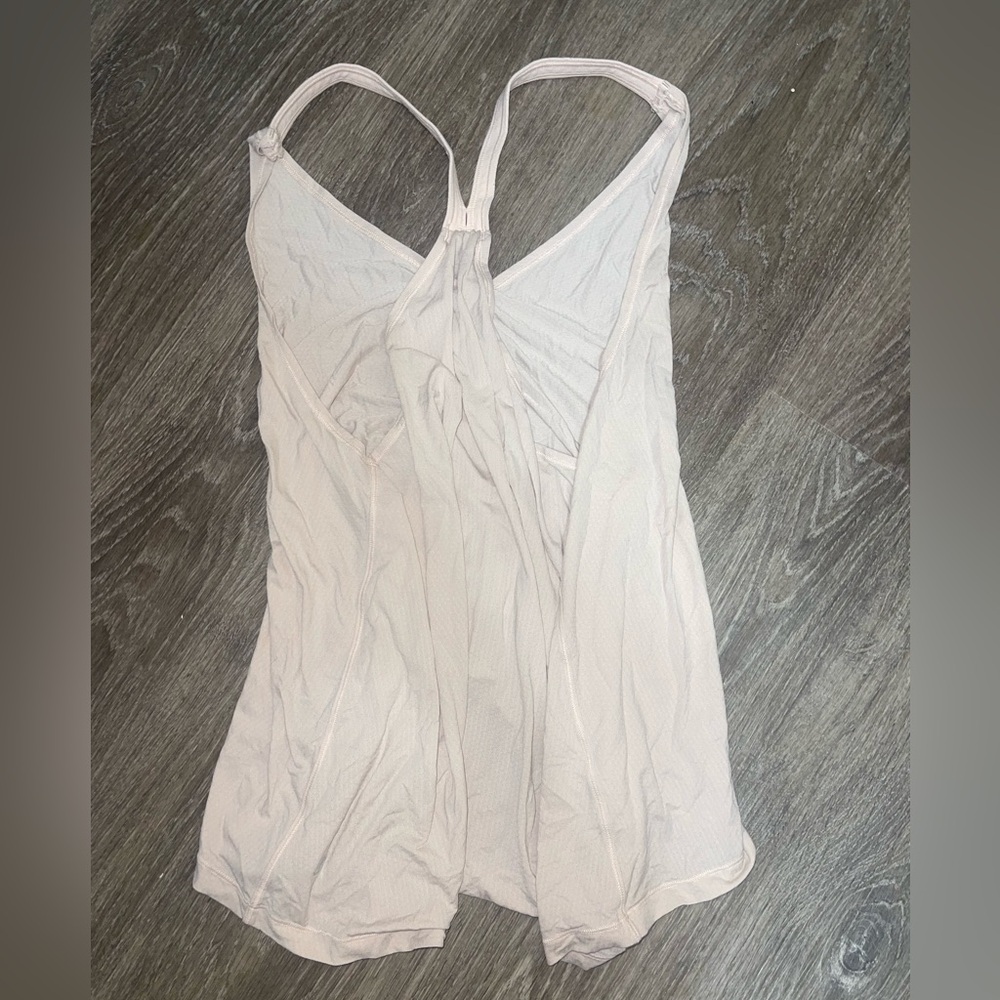 Light Pink Lulu Lemon Tank Top